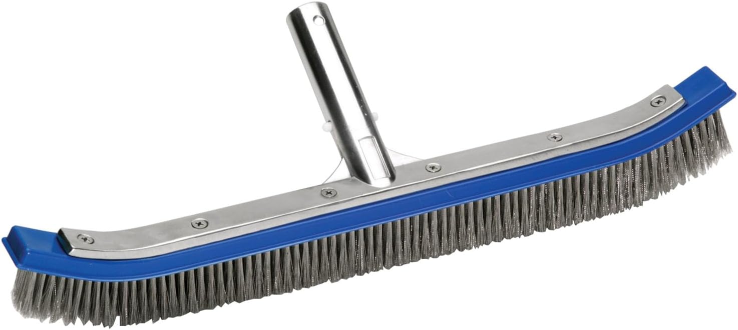 18 Curved Algae Brush with Aluminum Bac