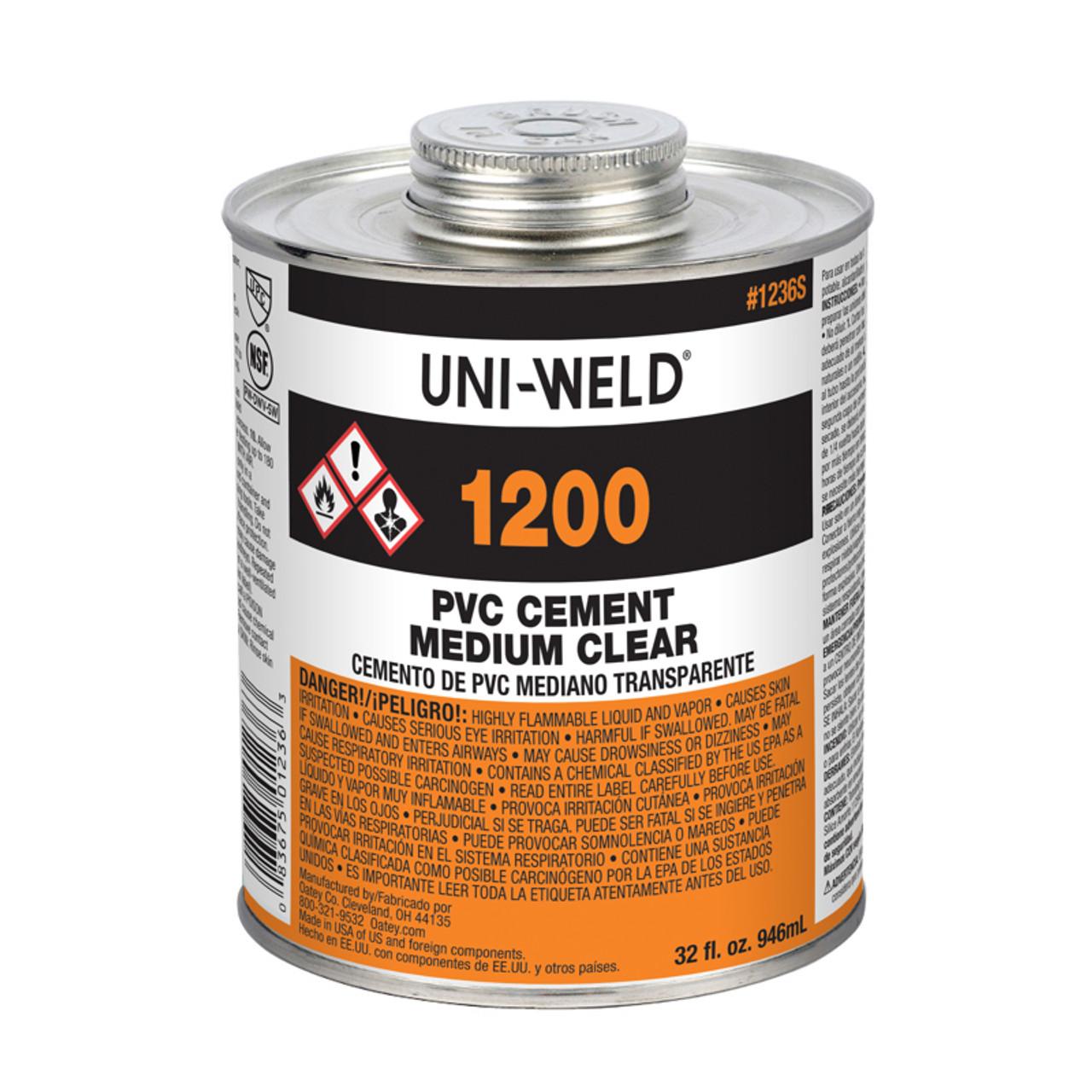PVC MB CLEAR CEMENT GLUE 32OZ