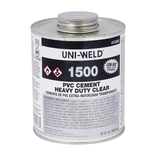 PVC CEMENT HVY BODY CLR QT