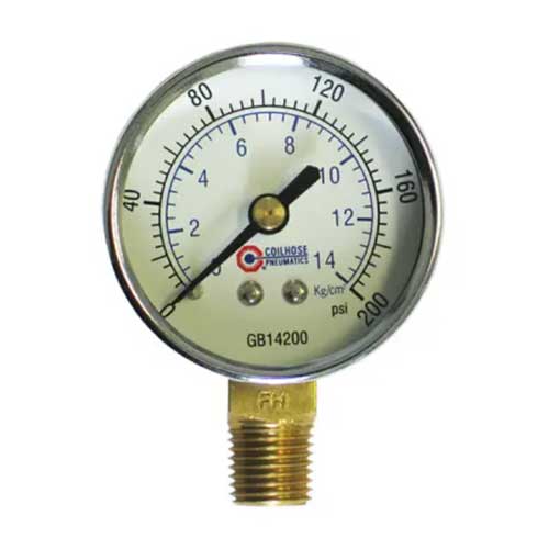 1/4 Bottom Mount Pressure Gauge