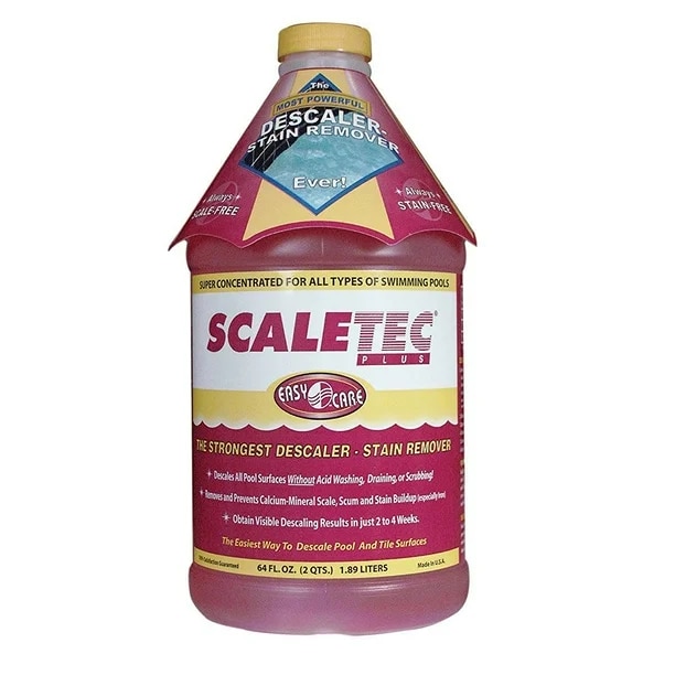 Scaletec Plus Calcium Pool Descaler Iron Scum Remover Preventative 64 fl oz 189 liters