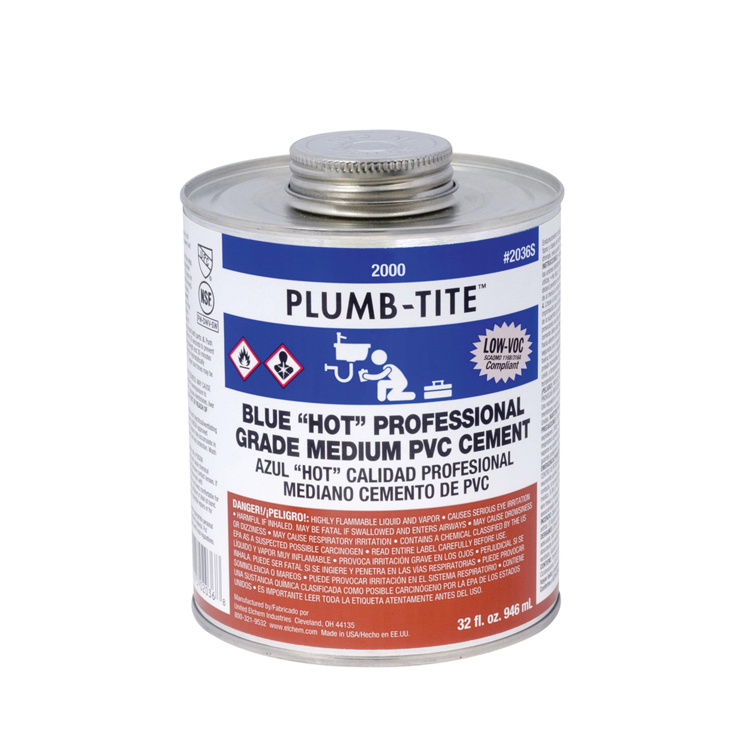 pvc cement med body blue QT