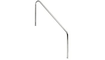 SR Smith 2 Bend Stair Rail pool Type chlorine Handrail Size 4' Wall Type 049 Tube 150 Extensions None color stainlesssteel