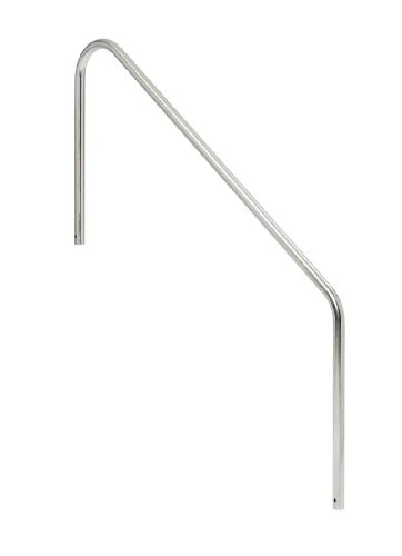 SR Smith 2 Bend Stair Rail pool Type chlorine Handrail Size 6' Wall Type 049 Tube 150 Extensions None color stainlesssteel