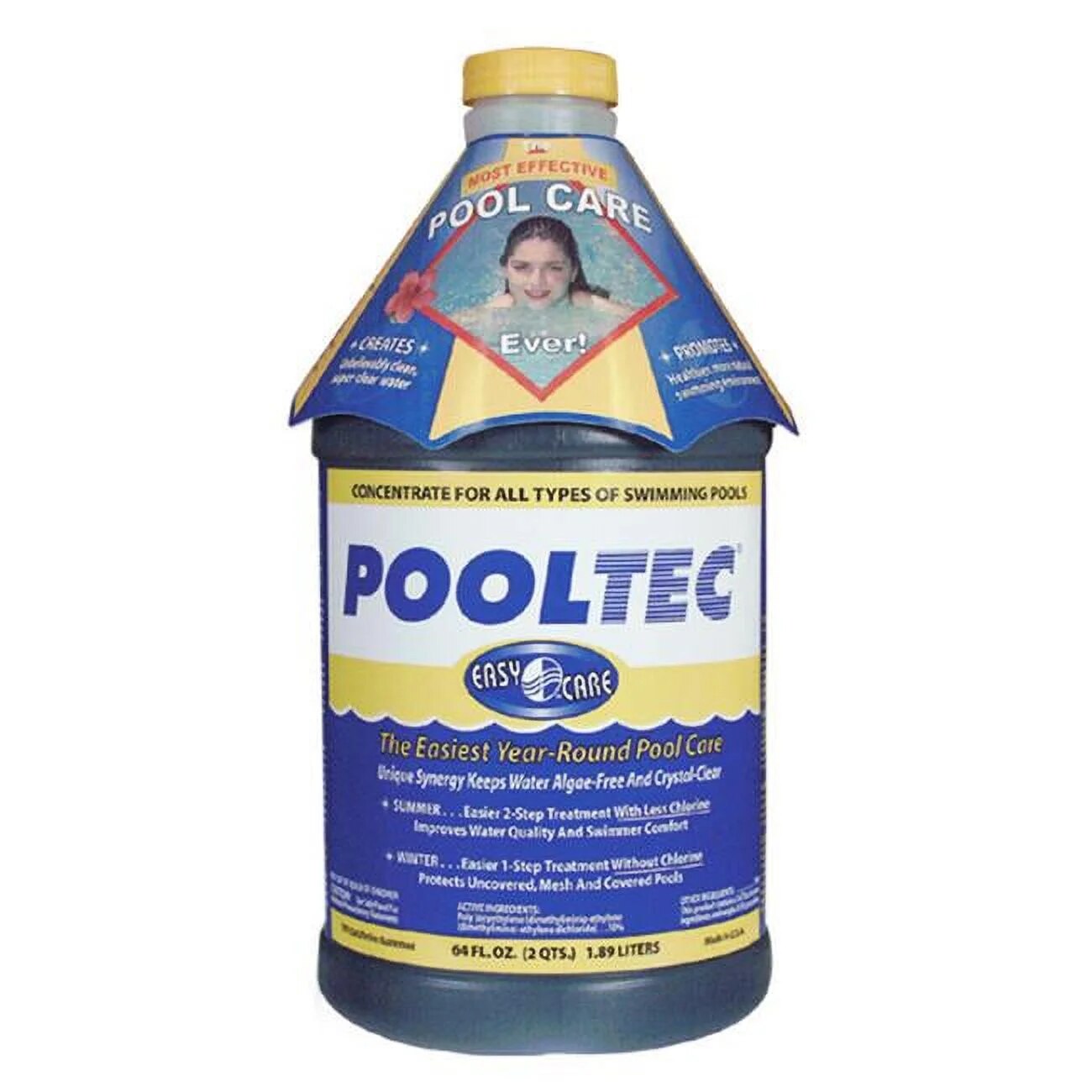 Pooltec Multitask Pool Water Treatment 64 fl oz 189 liters