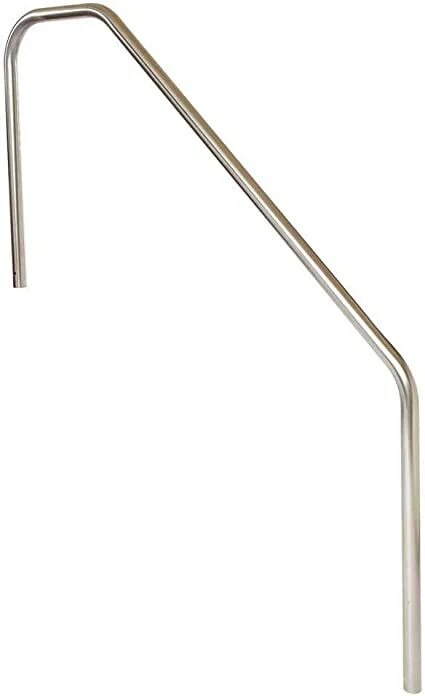 SR Smith 3 Bend Stair Rail pool Type chlorine Handrail Size 4' Extensions None color stainlesssteel
