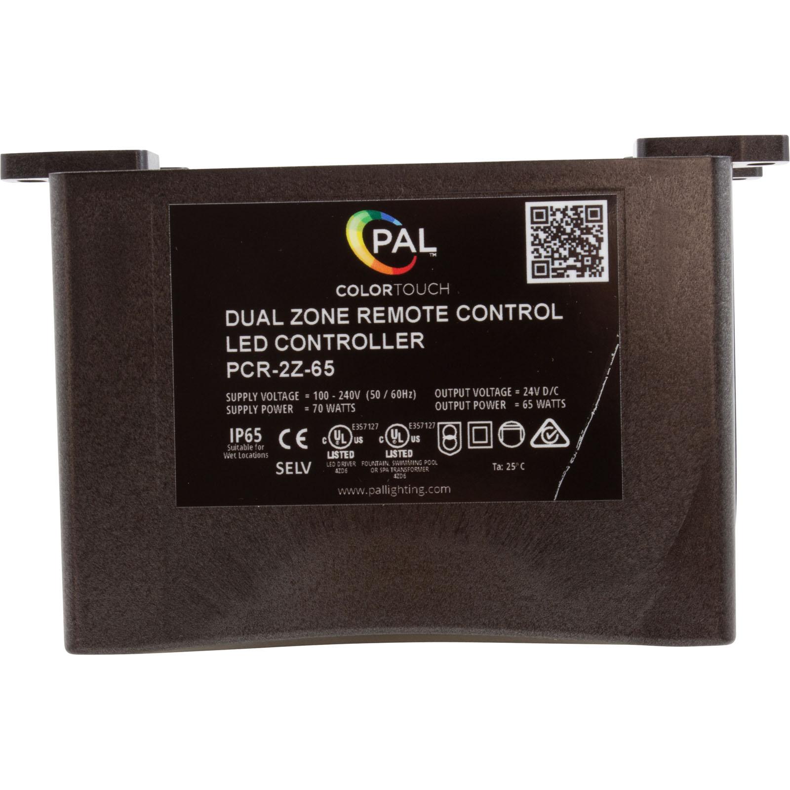 PAL 65W Multi Color Dual Zone Remote Control Transformer 24VDC
