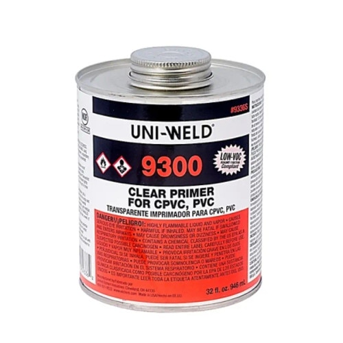 CLEAR PRIMER 32 OZ NSF UNIWELD