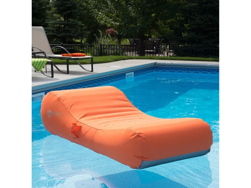 Capri Inflatable Lounger Orange