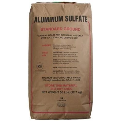 Aluminum Sulfate 50# bag