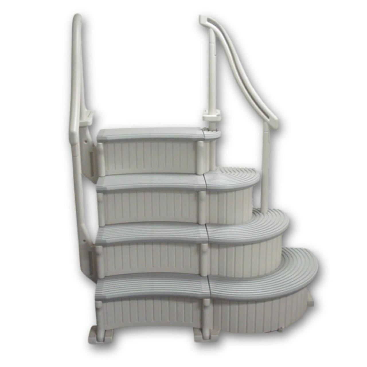 Excel Above Ground Pool Ladder Options Pool Ladder Confer In Pool Step With 2 Hand Rails