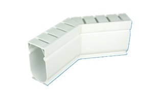 45 Degree Angle/Deck Drain White Case Quantity 10