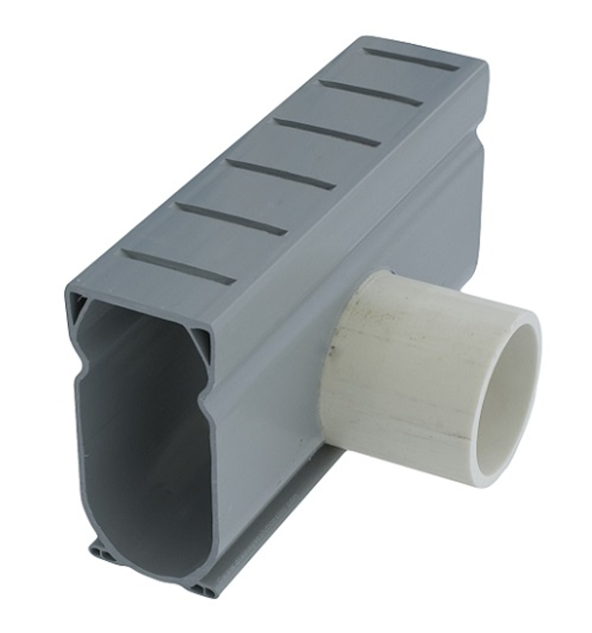 Deck Drain/Side Adapters Grey Case Quantity 4