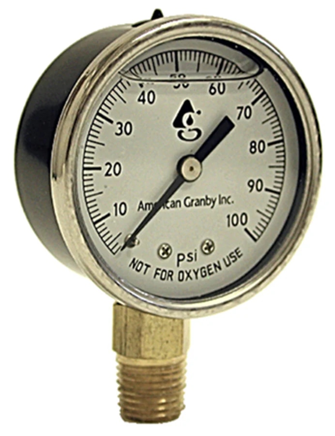 LIQUID GAUGE SS 60# 2CD 1/4BM