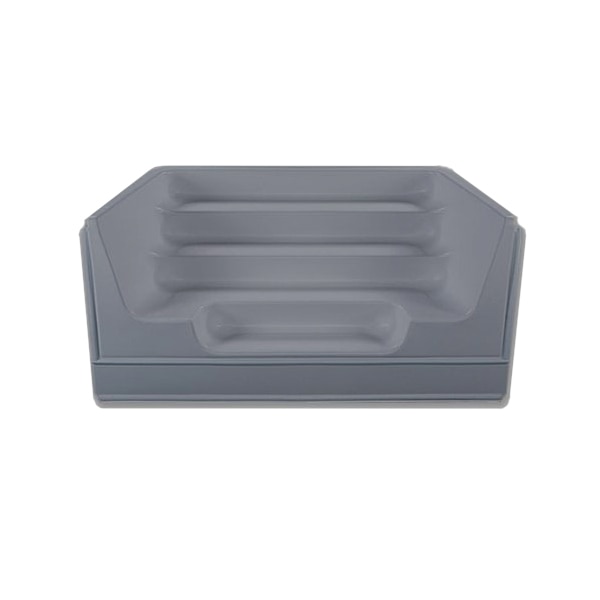 Gray 8' 3 Trd Rad Polymer Step