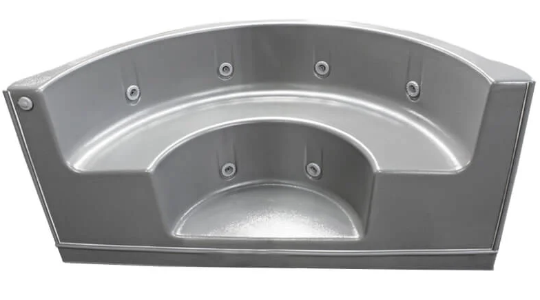 8' Cozy Cove Swimout w/Jets GRAY