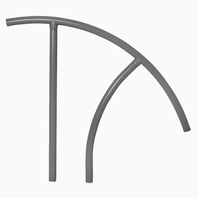 Triton Series Deck To Pool 48 Hand Rail Graphite Gray